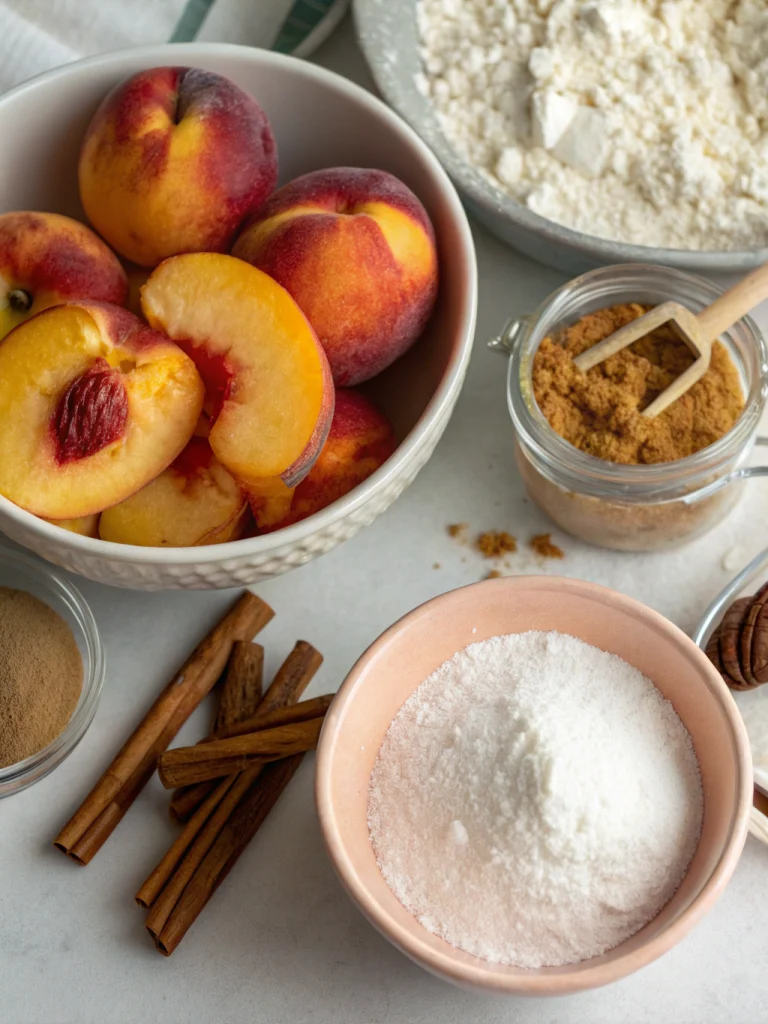 southern fried peachesingredients