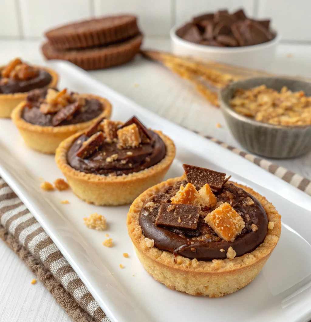 Butterfinger Caramel Crunch Mini Pies
