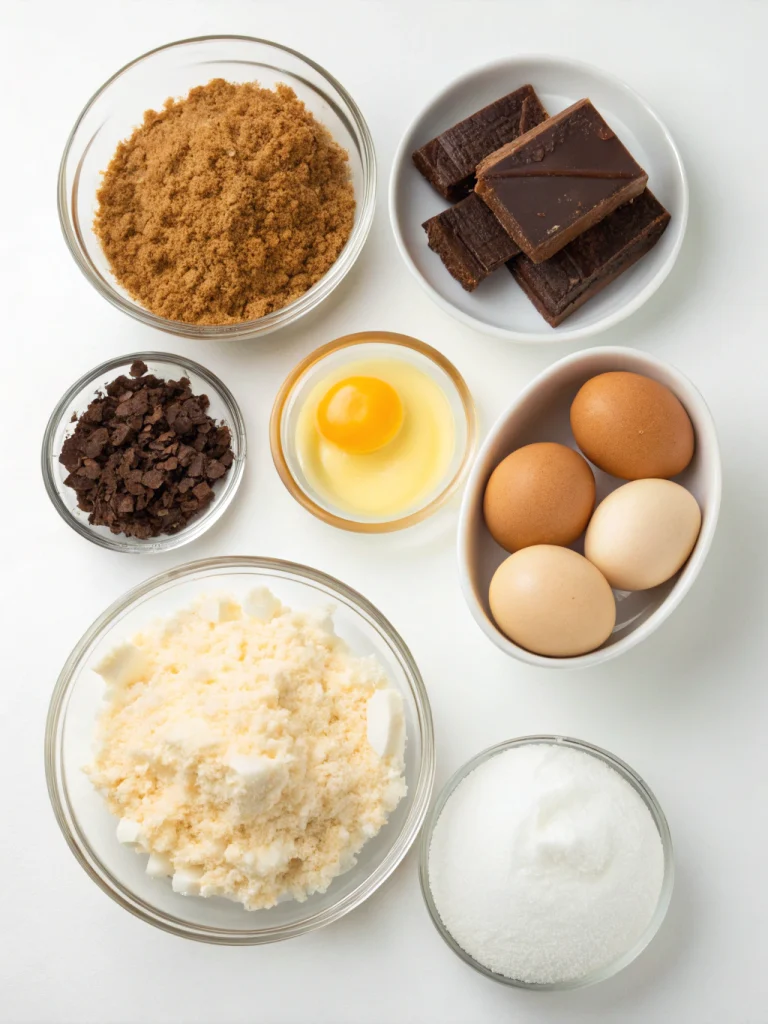 german chocolate cheesecakeingredients