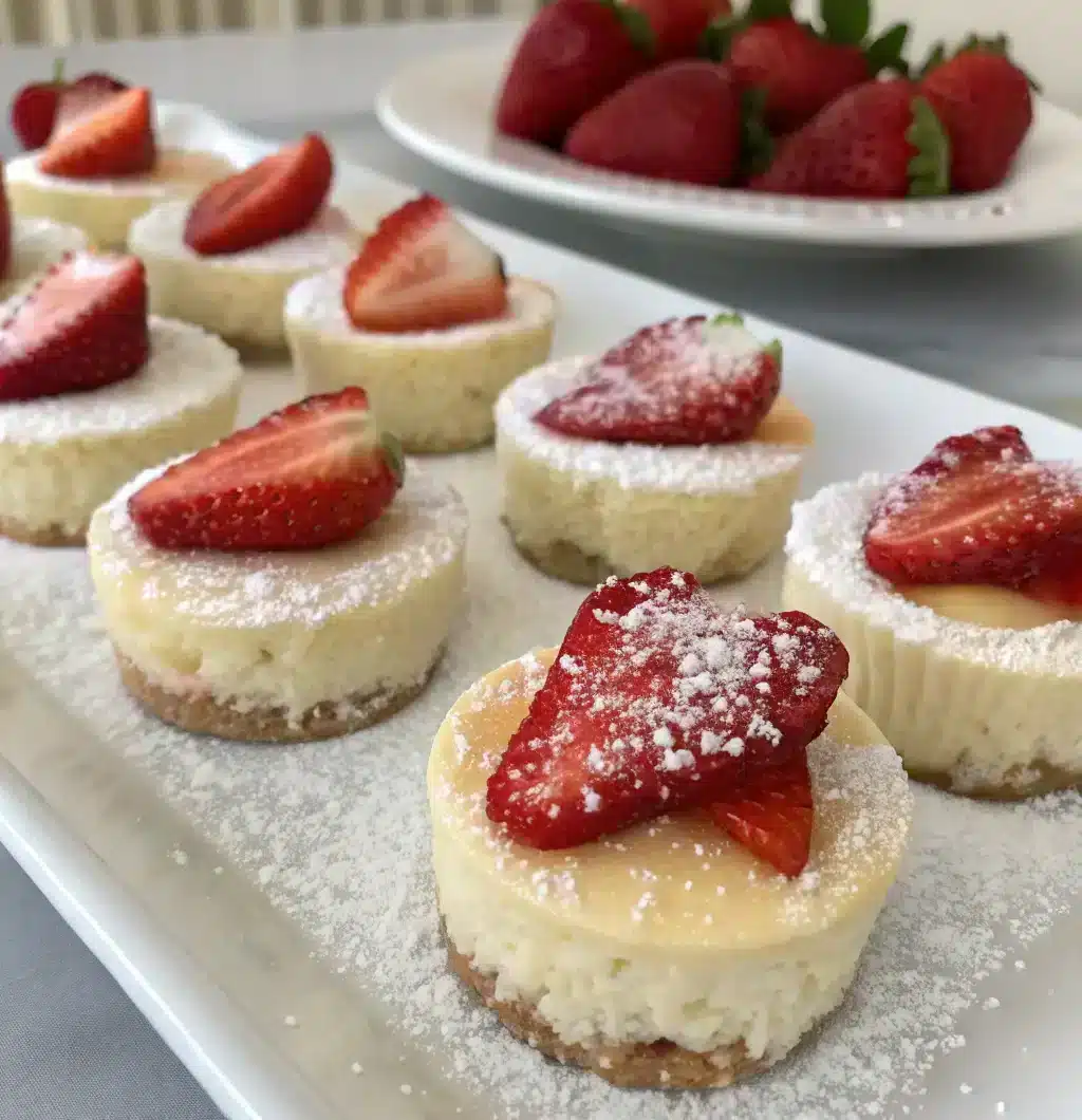 Strawberry cheesecake bites made easy in 5 steps