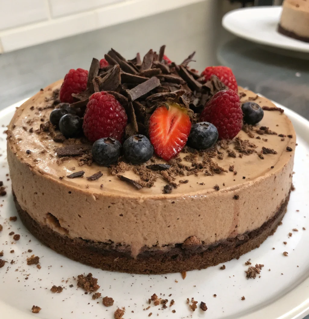 German Chocolate Cheesecake