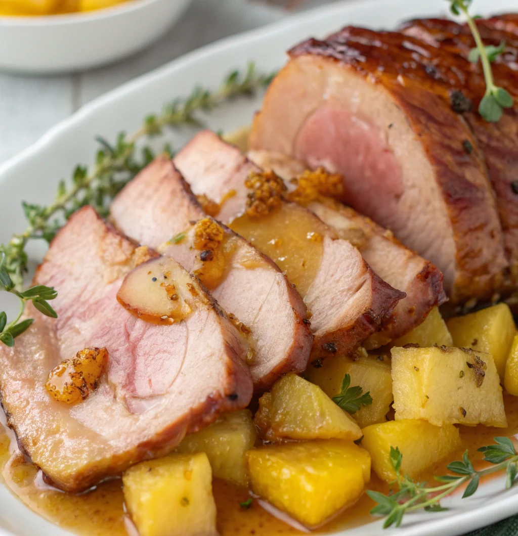 Brown Sugar Pineapple Ham – Sweet Baked Classic