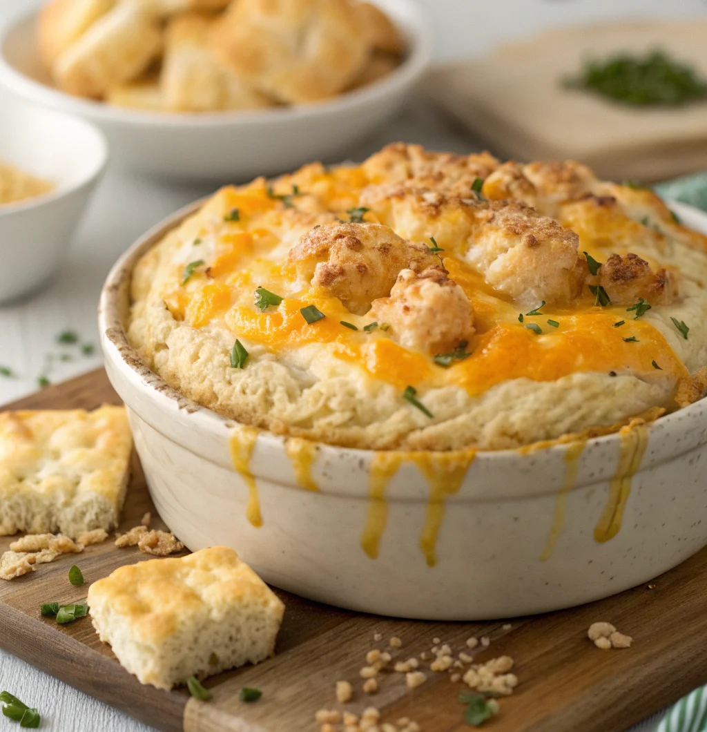 Cheddar Bay Biscuit Seafood Pie – Cheesy Comfort