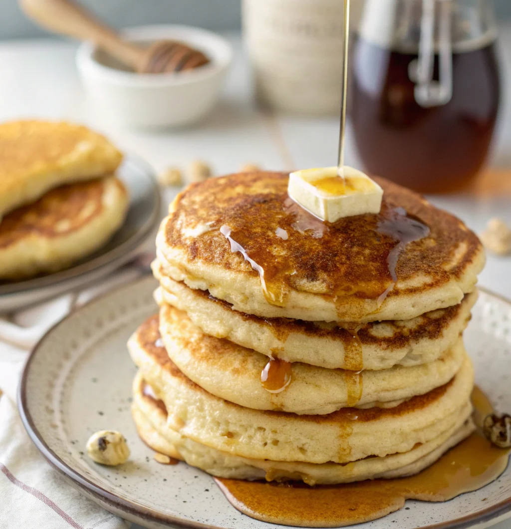 Fluffy Pancakes Made Extra Light Tasty