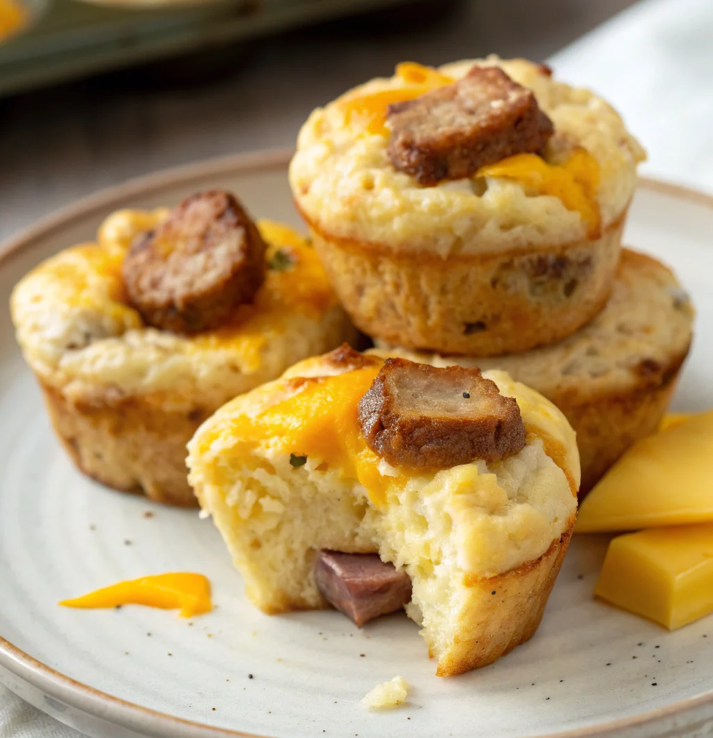 Sausage Egg Cheese Muffins for Busy Mornings