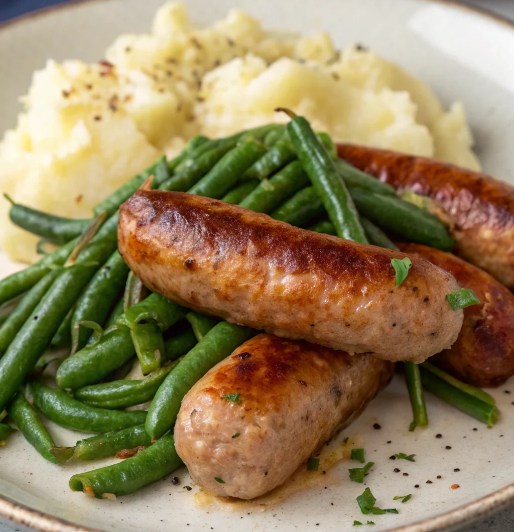 Sausage Green Beans Potatoes – One-Pan Dish