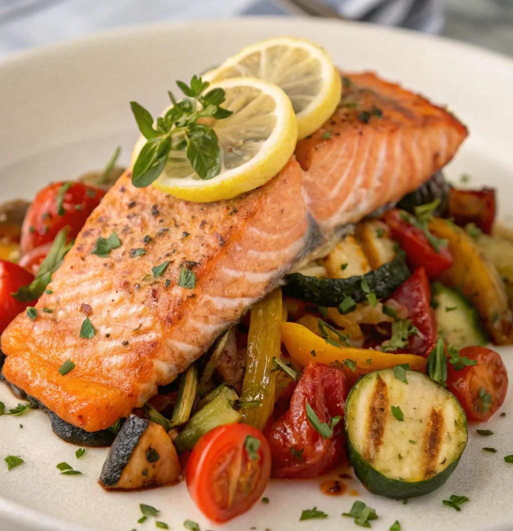 Tuscan Salmon Recipe – Creamy Garlic Herb
