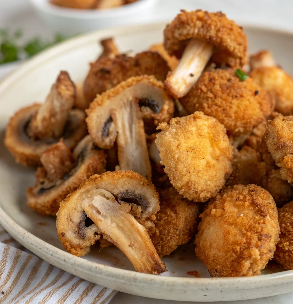 Crispy Fried Mushrooms – Cool Ranch Appetizer
