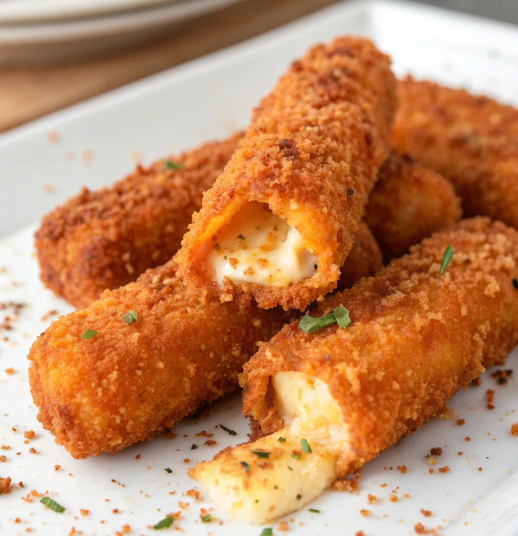 Fiery Nashville Hot Mozzarella Sticks – Spicy Snack