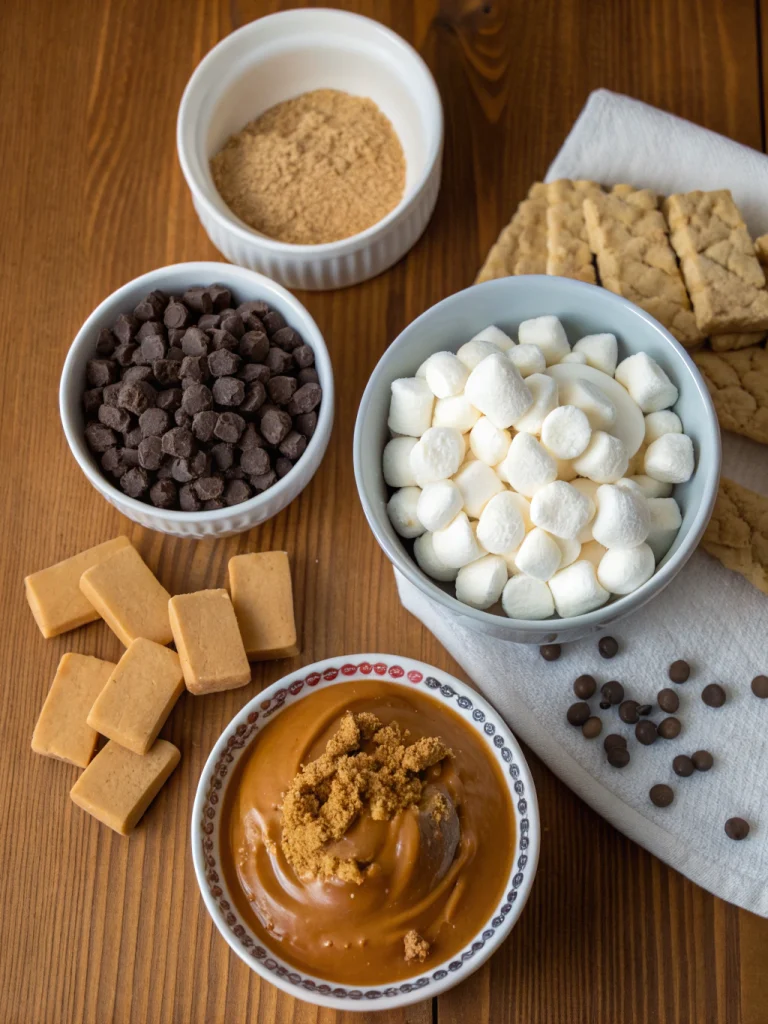 Peanut Butter Smores Cookiesingredients