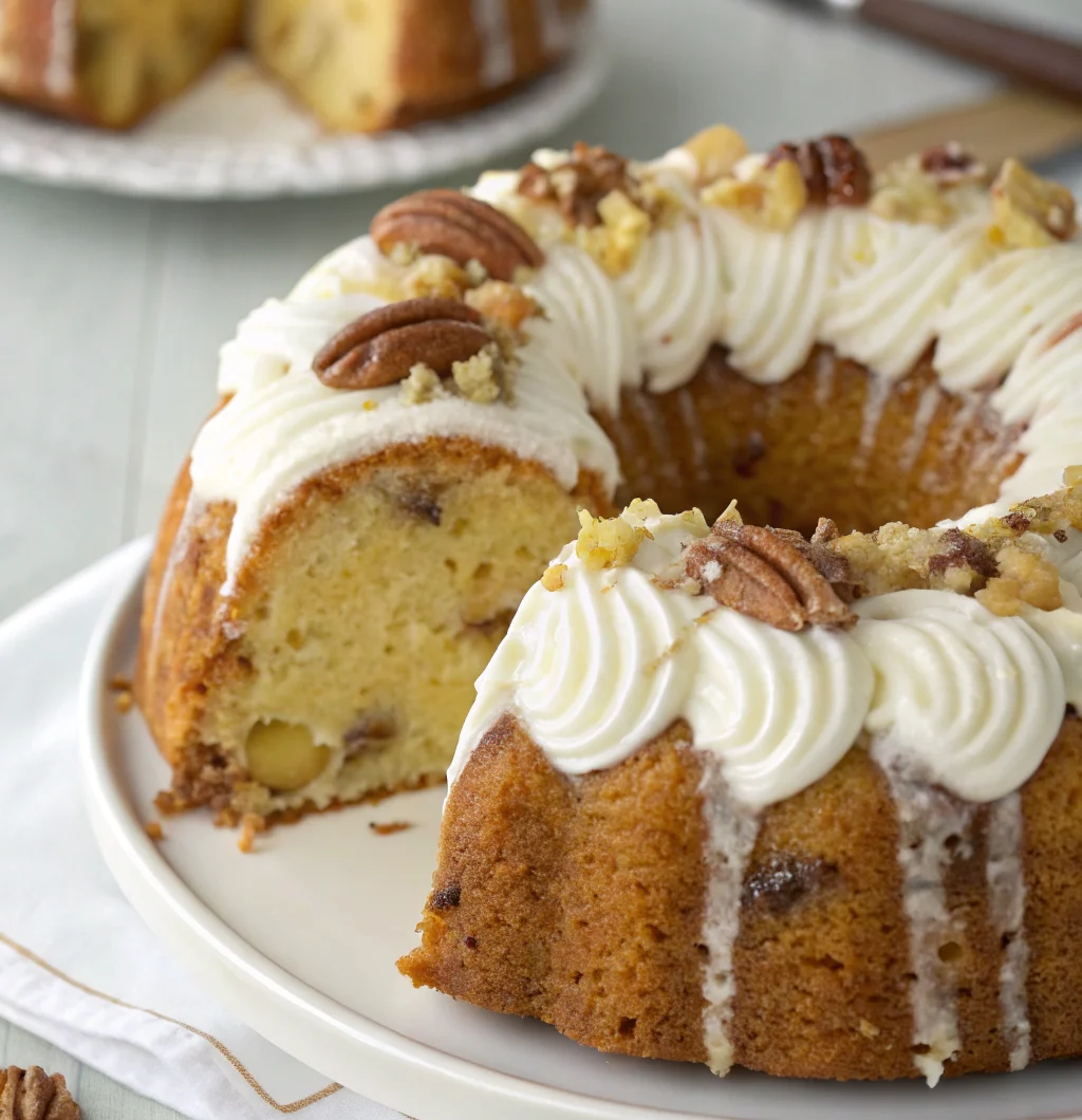 Moist Pineapple Pecan Cream Cheese Pound Cake – Sweet Treat