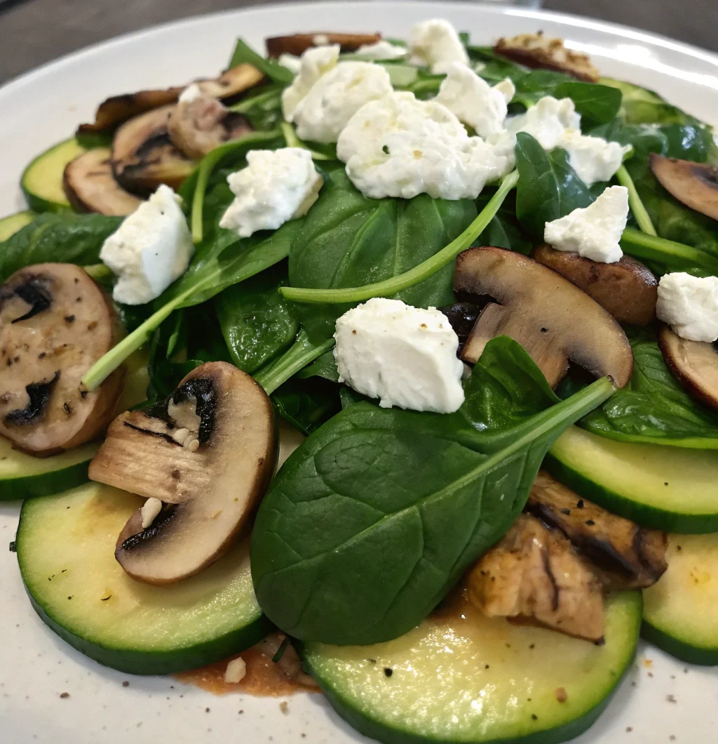 Spinach Mushroom Ricotta Zucchini Boats – Healthy Bite