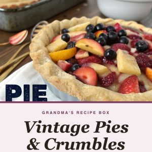 Vintage Pies & Crumbles cookbook cover