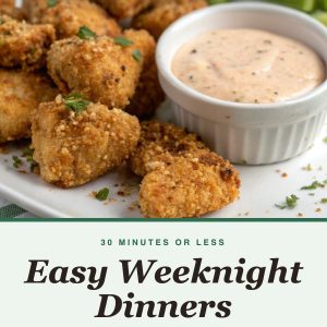 Easy Weeknight Dinners cookbook cover