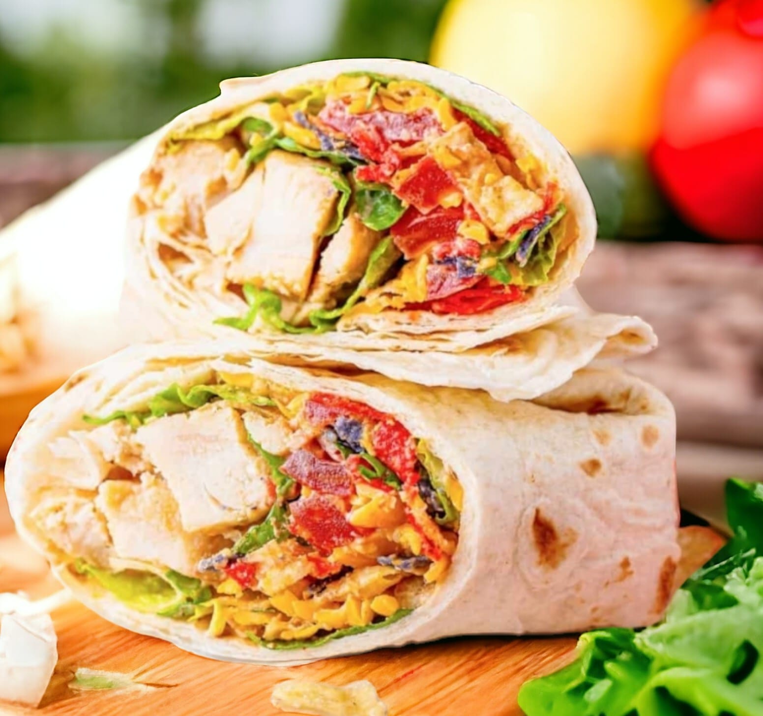 Simple homemade chicken wraps | DEESVIRAL