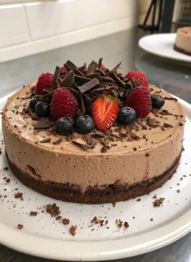 german chocolate cheesecake