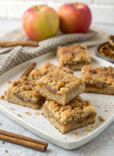easy apple crumb bars recipe