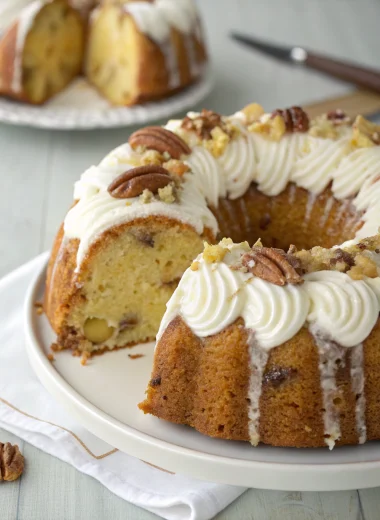 pineapple pecan cream cheese pound cake