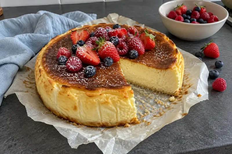 2-Ingredient Healthy Cheesecake