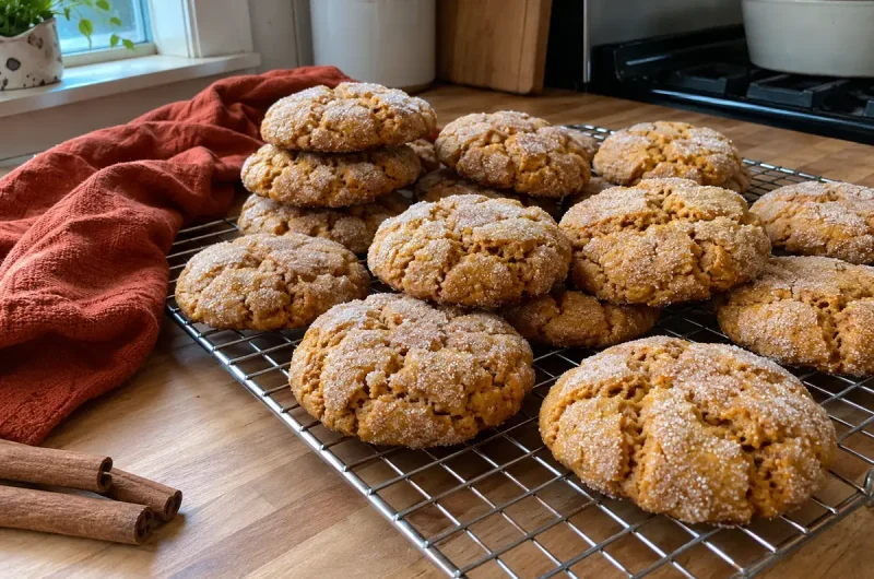 Pumpkin Sugar Cookies